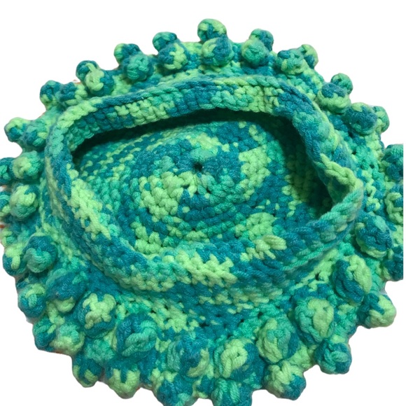 Handmade knit baby toddler hat - Picture 5 of 7